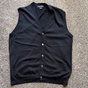 Brooks Brothers Classic Black Vest